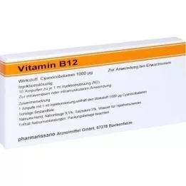 VITAMIN B12 RÖWO 1000 μg ampulės, 10X1 ml