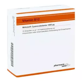 VITAMIN B12 RÖWO 1000 μg ampulės, 10X1 ml