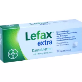 LEFAX papildomos kramtomosios tabletės, 20 vnt