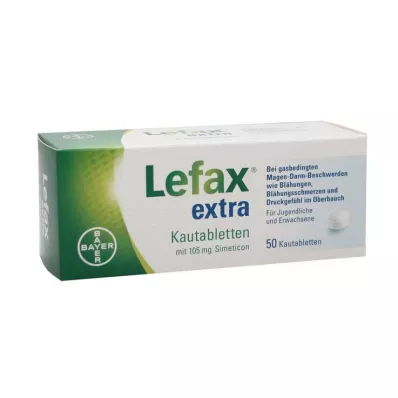LEFAX papildomos kramtomosios tabletės, 50 vnt LEFAX papildomos kramtomosios tabletės, 50 vnt