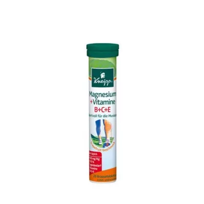 KNEIPP Magnis+vitaminai šnypščiančios tabletės, 20 kapsulių