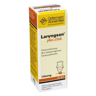 LARYNGSAN Plus cinko tirpalas, 20 ml LARYNGSAN Plus cinko tirpalas, 20 ml
