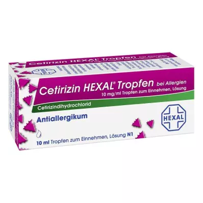 CETIRIZIN HEXAL Lašai nuo alergijos, 10 ml CETIRIZIN HEXAL Lašai nuo alergijos, 10 ml