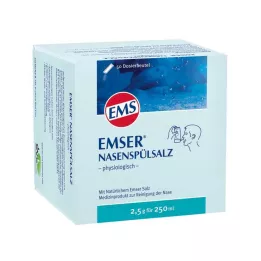 EMSER Nosies skalavimo druska fiziologinė Btl., 50 vnt
