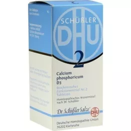 BIOCHEMIE DHU 2 Calcium phosphoricum D 3 tabletės, 200 kapsulių