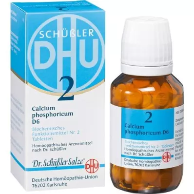 BIOCHEMIE DHU 2 Calcium phosphoricum D 6 tabletės, 200 vnt