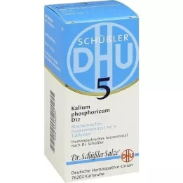 BIOCHEMIE DHU 5 Potassium phosphoricum D 12 tablečių, 200 vnt