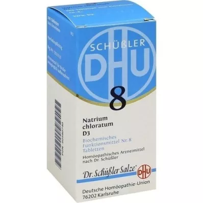 BIOCHEMIE DHU 8 Sodium chloratum D 3 tabletės, 200 vnt