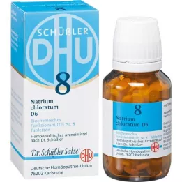 BIOCHEMIE DHU 8 Sodium chloratum D 6 tabletės, 200 vnt