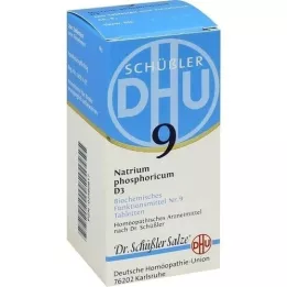 BIOCHEMIE DHU 9 Natrium phosphoricum D 3 tabletės, 200 kapsulių