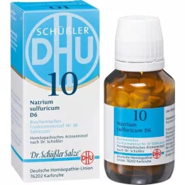 BIOCHEMIE DHU 10 Natrium sulfuricum D 6 tablečių, 200 vnt