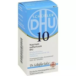 BIOCHEMIE DHU 10 Natrium sulfuricum D 12 tablečių, 200 kapsulių