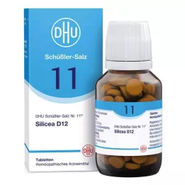 BIOCHEMIE DHU 11 Silicea D 12 tablečių, 200 kapsulių