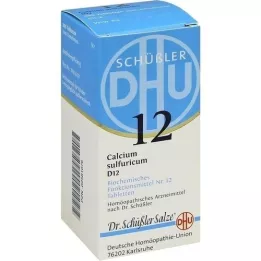 BIOCHEMIE DHU 12 Calcium sulfuricum D 12 tablečių, 200 kapsulių