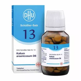 BIOCHEMIE DHU 13 Kalium arsenicosum D 6 tabletės, 200 kapsulių