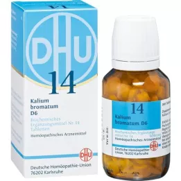 BIOCHEMIE DHU 14 Potassium bromatum D 6 tabletės, 200 vnt