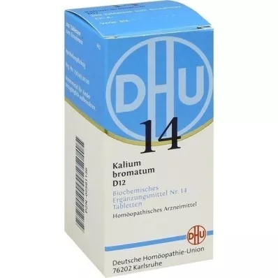 BIOCHEMIE DHU 14 Potassium bromatum D 12 tablečių, 200 vnt
