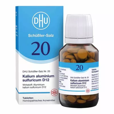 BIOCHEMIE DHU 20 Kalio alum.sulfur.D 12 tablečių, 200 vnt