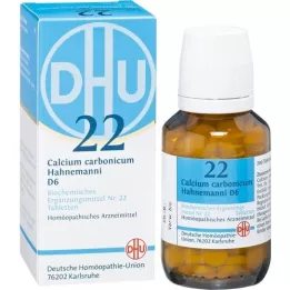 BIOCHEMIE DHU 22 Calcium carbonicum D 6 tabletės, 200 kapsulių