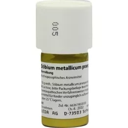 STIBIUM METALLICUM PRAEPARATUM D 10 Tritiravimas, 20 g