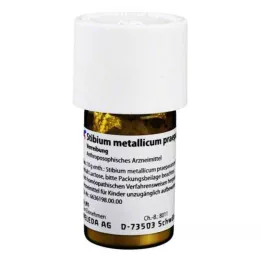 STIBIUM METALLICUM PRAEPARATUM D 20 Tritiravimas, 20 g