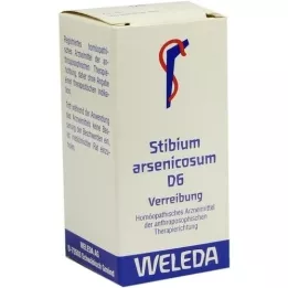 STIBIUM ARSENICOSUM D 6 Tritiravimas, 20 g