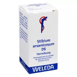 STIBIUM ARSENICOSUM D 6 Tritiravimas, 20 g