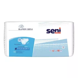 SUPER SENI Inkontinencijos kelnės suaugusiesiems, 4 XL dydis, 30 vnt
