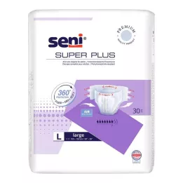 SUPER SENI Plus naktinės šlapimo nelaikymo kelnės 3 L dydžio, 30 vnt