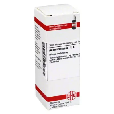 ADONIS VERNALIS D 6 skiedinys, 20 ml ADONIS VERNALIS D 6 skiedinys, 20 ml