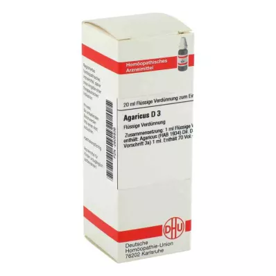 AGARICUS D 3 skiedinys, 20 ml