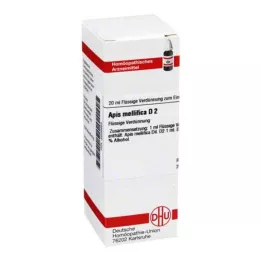 APIS MELLIFICA D 2 skiedinys, 20 ml