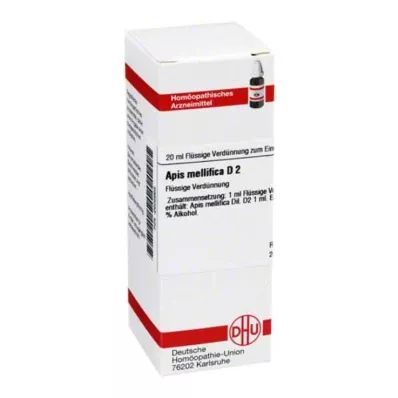 APIS MELLIFICA D 2 skiedinys, 20 ml