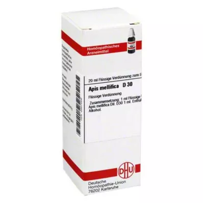 APIS MELLIFICA D 30 skiedinys, 20 ml APIS MELLIFICA D 30 skiedinys, 20 ml