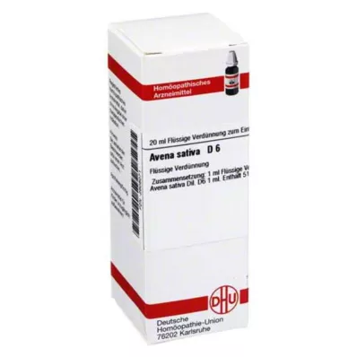 AVENA SATIVA D 6 skiedinys, 20 ml