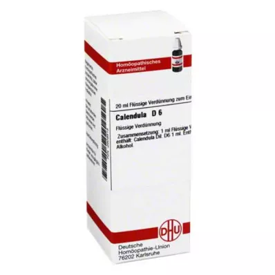 CALENDULA D 6 skiedinys, 20 ml