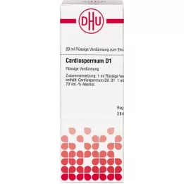 CARDIOSPERMUM D 1 skiedinys, 20 ml