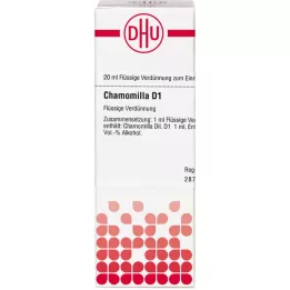 CHAMOMILLA D 1 skiedinys, 20 ml