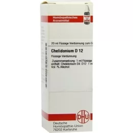 CHELIDONIUM D 12 skiedinys, 20 ml