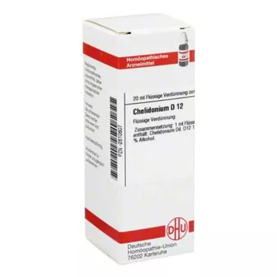 CHELIDONIUM D 12 skiedinys, 20 ml