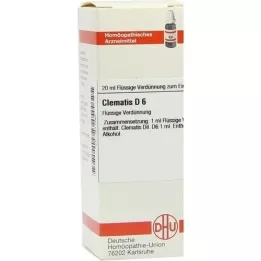 CLEMATIS D 6 skiedinys, 20 ml