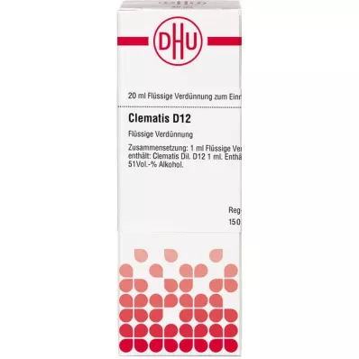 CLEMATIS D 12 skiedinys, 20 ml