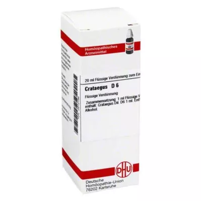 CRATAEGUS D 6 skiedinys, 20 ml CRATAEGUS D 6 skiedinys, 20 ml