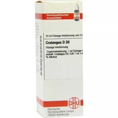 CRATAEGUS D 30 skiedinys, 20 ml