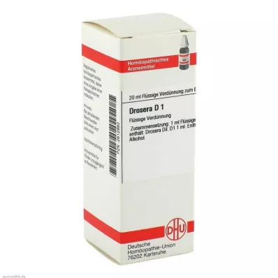 DROSERA D 1 skiedinys, 20 ml DROSERA D 1 skiedinys, 20 ml