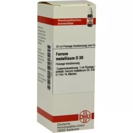 FERRUM METALLICUM D 30 skiedinys, 20 ml