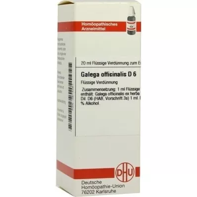 GALEGA officinalis D 6 skiedinys, 20 ml