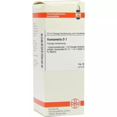 HAMAMELIS D 1 skiedinys, 50 ml