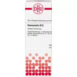 HAMAMELIS D 12 skiedinys, 20 ml