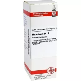 HYPERICUM D 12 skiedinys, 20 ml